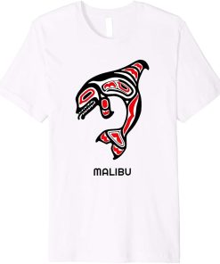 Native American Malibu, California Orca Killer Whales Gift Premium T-Shirt