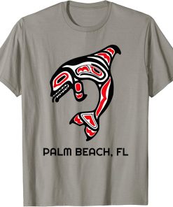 Palm Beach FL Native American Indian Orca Killer Whales T-Shirt